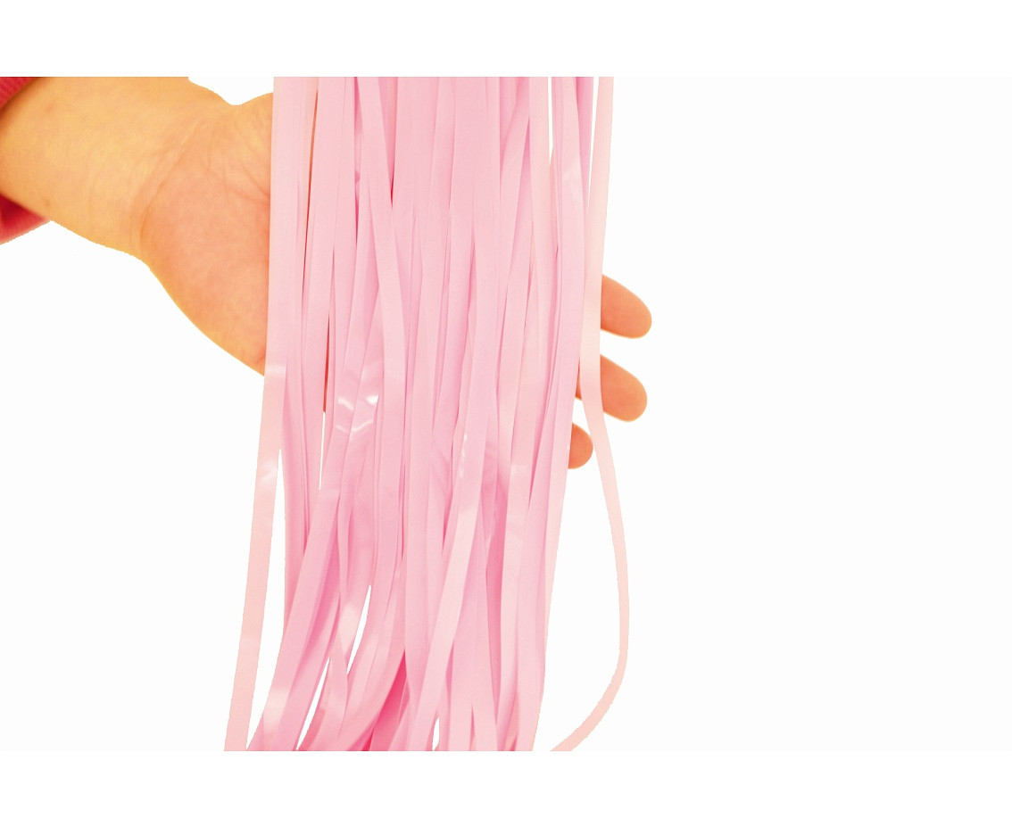 Fringe Deco Curtain, light pink, 100 x 200 cm